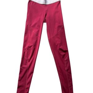 Nike Pro DriFit Women's Berry Red Pink Full-Length Leggings, Size S